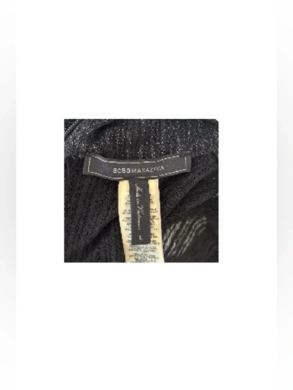 BCBGMaxAzria High Neck Sheer Bodysuit - Picture 4 of 4